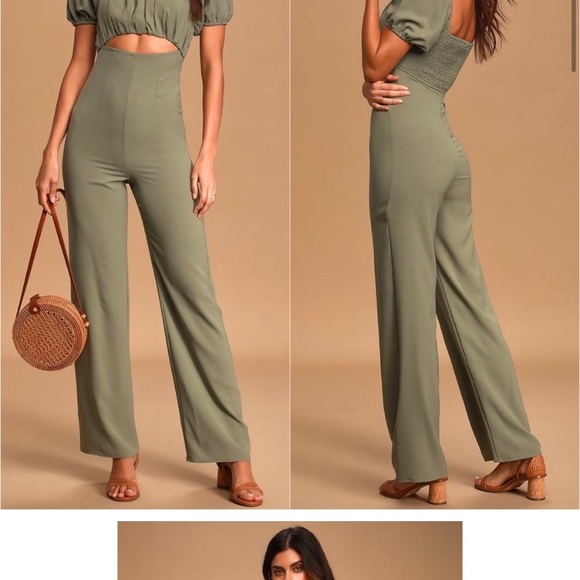 Lulu’s “Chic Finish” Cute Casual Cutout Jumpsuit - Picture 3 of 6